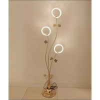 Crystal Iron Modern LED Floor Lamp Stylish And Functional 